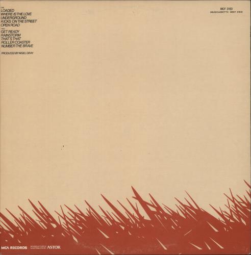 Wishbone Ash Number The Brave vinyl LP album (LP record) Australian WSHLPNU879664