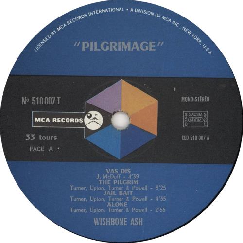 Wishbone Ash Pilgrimage vinyl LP album (LP record) French WSHLPPI637933