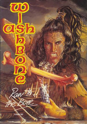 Wishbone Ash Raw To The Bone Tour '85 tour programme UK WSHTRRA805897