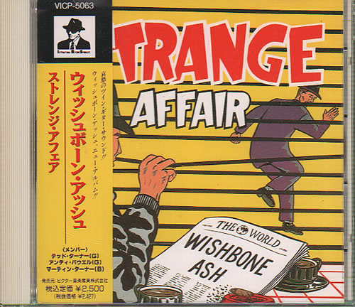 Wishbone Ash Strange Affair CD album (CDLP) Japanese WSHCDST637379