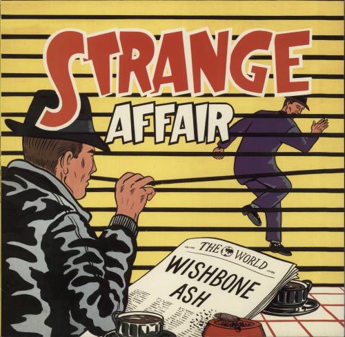 Wishbone Ash Strange Affair vinyl LP album (LP record) German WSHLPST867523