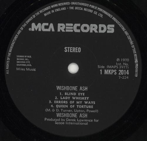 Wishbone Ash Wishbone Ash - 3rd - VG vinyl LP album (LP record) UK WSHLPWI728129