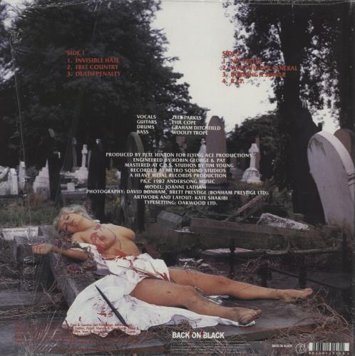 Witchfinder General Death Penalty - 180gm Vinyl - Shrink vinyl LP album (LP record) UK WCHLPDE760183