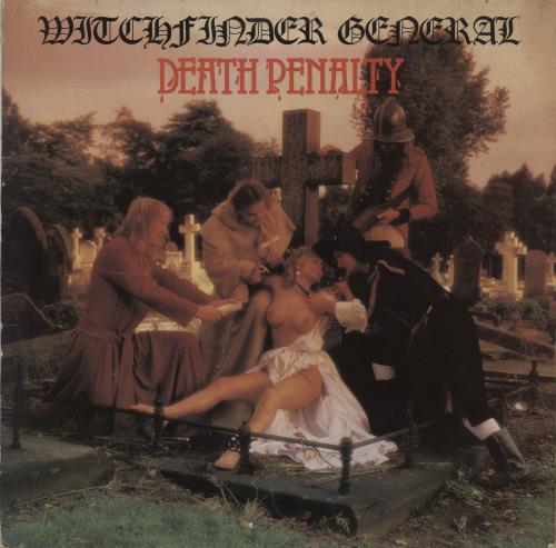 Witchfinder General Death Penalty - Clear Vinyl - VG vinyl LP album (LP record) UK WCHLPDE873277