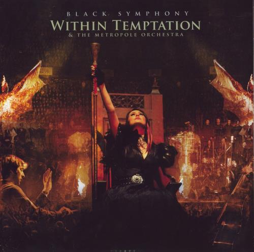 Within Temptation Black Symphony - Gold & Red Marbled Vinyl & Numbered 3-LP vinyl record set (Triple LP Album) UK WPN3LBL809003