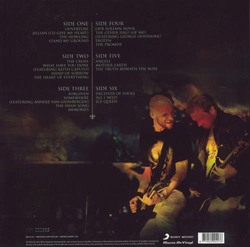 Within Temptation Black Symphony - Gold & Red Marbled Vinyl & Numbered 3-LP vinyl record set (Triple LP Album) UK WPN3LBL809003