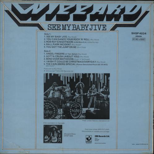 Wizzard See My Baby Jive vinyl LP album (LP record) UK WZZLPSE256868