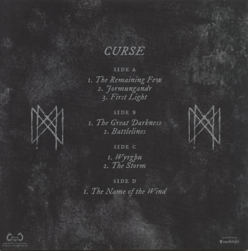 Wodensthrone Curse 2-LP vinyl record set (Double LP Album) US 6-F2LCU870149
