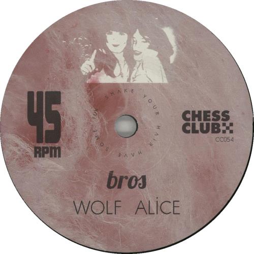 Wolf Alice Bros 7" vinyl single (7 inch record / 45) UK XZ607BR660064