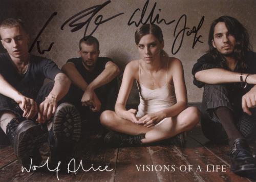 Wolf Alice Visions Of A Life - 180gm White Vinyl + Bonus 7" + Autographed Insert 2-LP vinyl record set (Double LP Album) UK XZ62LVI733538