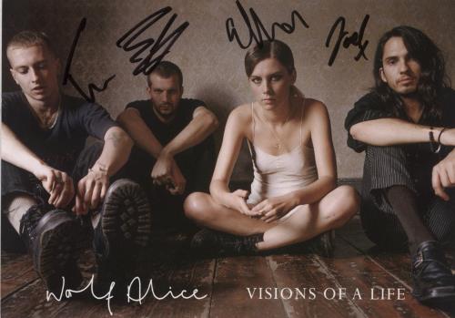Wolf Alice Visions Of A Life - 180gm White Vinyl + Bonus 7" - Sealed + Autographed Insert 2-LP vinyl record set (Double LP Album) UK XZ62LVI870754