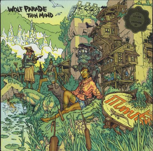 Wolf Parade Thin Mind - Clear Red & Green Swirl Vinyl - Sealed vinyl LP album (LP record) US WOQLPTH772977