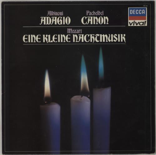 Wolfgang Amadeus Mozart Adagio - Canon - Eine Kleine Nachtmusik vinyl LP album (LP record) UK WZMLPAD764586