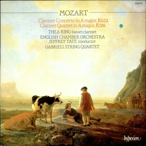 Wolfgang Amadeus Mozart Clarinet Concerto in A Major vinyl LP album (LP record) UK WZMLPCL523129