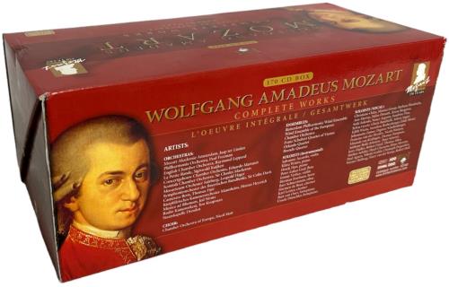 Wolfgang Amadeus Mozart Complete Works CD Album Box Set UK WZMDXCO833130