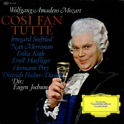Wolfgang Amadeus Mozart Cosi Fan Tutte vinyl LP album (LP record) Japanese WZMLPCO532269