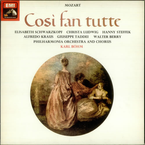 Wolfgang Amadeus Mozart Cosi fan tutti Vinyl Box Set UK WZMVXCO537598