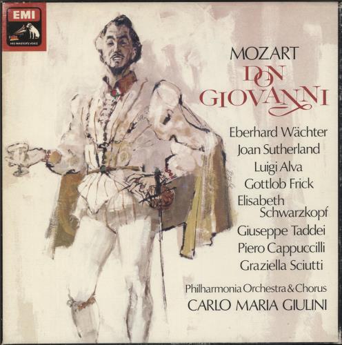 Wolfgang Amadeus Mozart Don Giovanni - Autographed Vinyl Box Set UK WZMVXDO880283