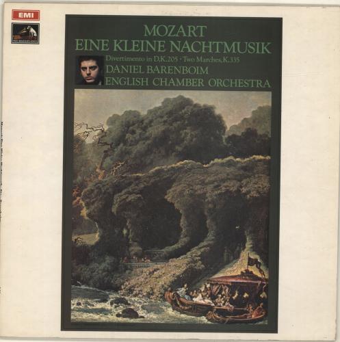 Wolfgang Amadeus Mozart Eine Kleine Nachtmusik vinyl LP album (LP record) UK WZMLPEI700359