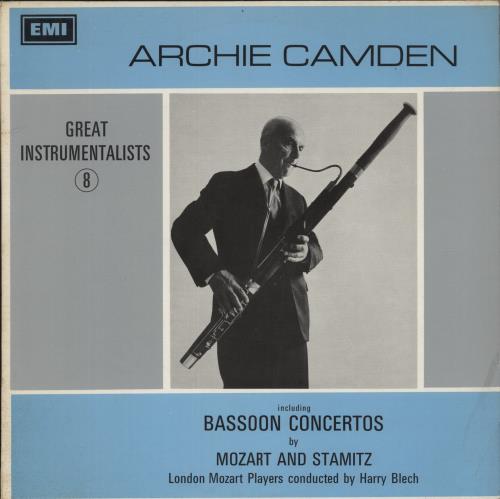 Wolfgang Amadeus Mozart Great Instrumentalists 8 vinyl LP album (LP record) UK WZMLPGR888489