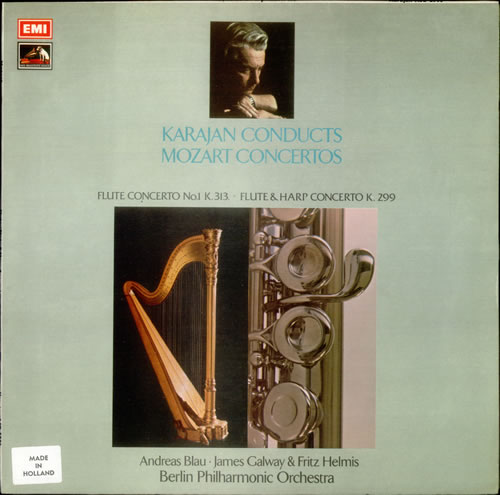 Wolfgang Amadeus Mozart Karajan Conducts Mozart Concertos vinyl LP album (LP record) Dutch WZMLPKA534387