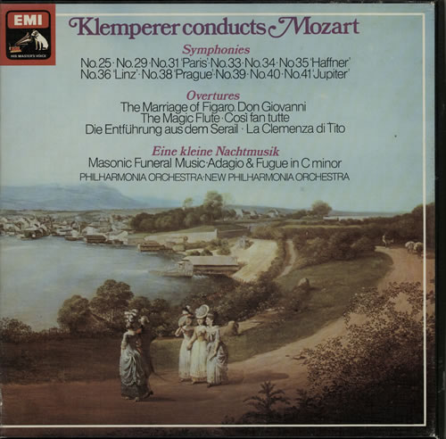 Wolfgang Amadeus Mozart Klemperer Conducts Mozart Vinyl Box Set UK WZMVXKL612011
