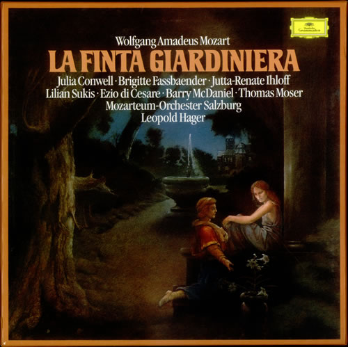Wolfgang Amadeus Mozart La Finta Giardiniera 4-LP vinyl album record set German WZM4LLA536922