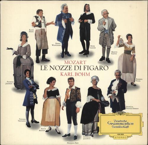 Wolfgang Amadeus Mozart Le Nozze Di Figaro vinyl LP album (LP record) German WZMLPLE710899
