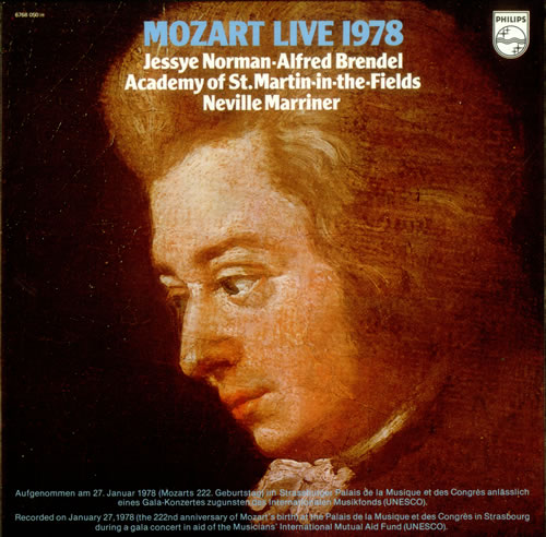 Wolfgang Amadeus Mozart Live 1978 Vinyl Box Set Dutch WZMVXLI534138