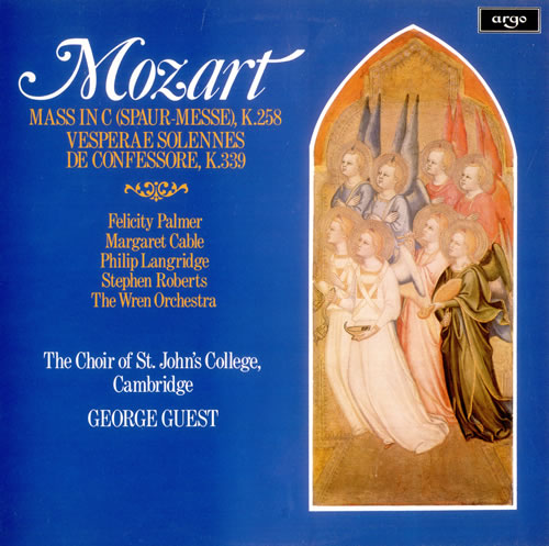 Wolfgang Amadeus Mozart Mass in C (Spaur-Messe), K.258 / Vesperae Solennes De Confessore, K.339 vinyl LP album (LP record) UK WZMLPMA528543