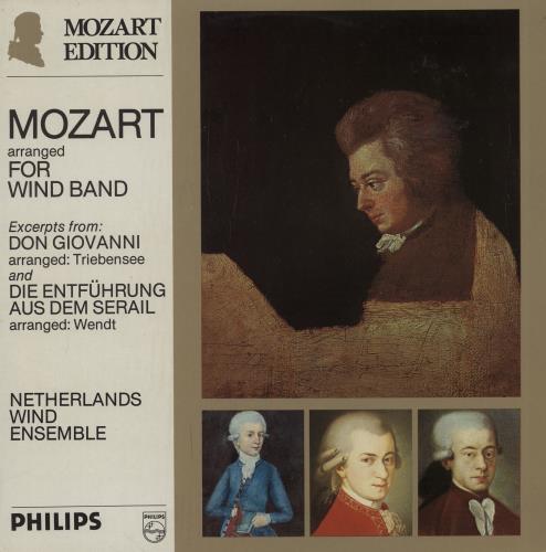 Wolfgang Amadeus Mozart Mozart Arranged For Wind Band vinyl LP album (LP record) Dutch WZMLPMO760462