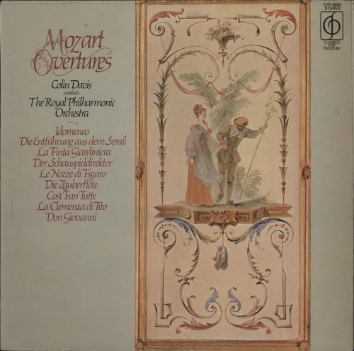 Wolfgang Amadeus Mozart Mozart Overtures vinyl LP album (LP record) UK WZMLPMO766952