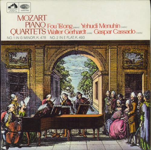 Wolfgang Amadeus Mozart Mozart Piano Quartets vinyl LP album (LP record) UK WZMLPMO798837