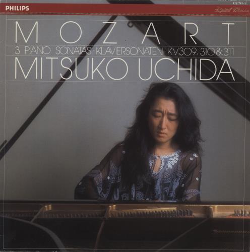 Wolfgang Amadeus Mozart Mozart: 3 Piano Sonatas = Klaviersonaten KV309, 310 & 311 vinyl LP album (LP record) Dutch WZMLPMO863700