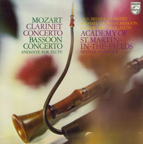 Wolfgang Amadeus Mozart Mozart: Clarinet Concerto / Bassoon Concerto / Andante For Flute vinyl LP album (LP record) Dutch WZMLPMO814271