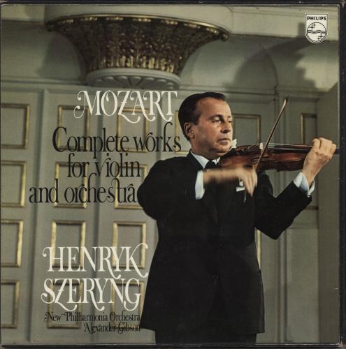 Wolfgang Amadeus Mozart Mozart: Complete Works For Violin And Orchestra Vinyl Box Set Dutch WZMVXMO746540