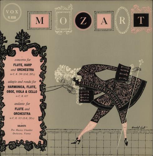Wolfgang Amadeus Mozart Mozart: Concerto For Flute And Harp In C Major K.299 vinyl LP album (LP record) UK WZMLPMO862308