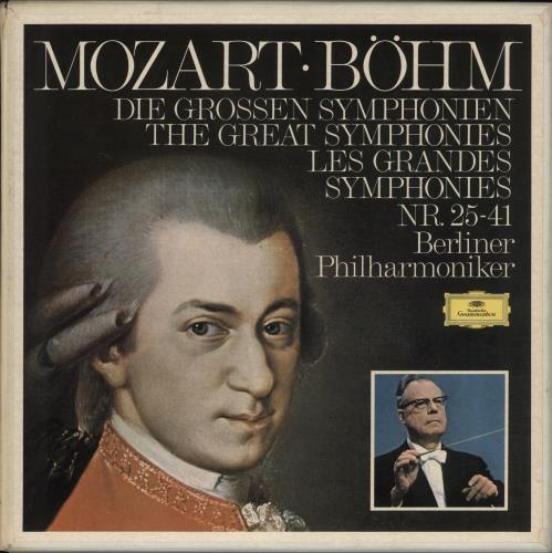 Wolfgang Amadeus Mozart Mozart: Die Grossen Symphonien Nr.25-41 Vinyl Box Set UK WZMVXMO878396