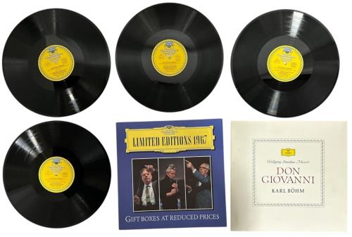 Wolfgang Amadeus Mozart Mozart: Don Giovanni Vinyl Box Set German WZMVXMO858511