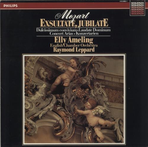 Wolfgang Amadeus Mozart Mozart: Exsulate, Jubilate vinyl LP album (LP record) Dutch WZMLPMO878221