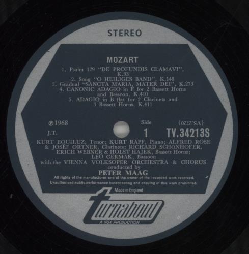 Wolfgang Amadeus Mozart Mozart: Music For Masonic Occasions 2-LP vinyl record set (Double LP Album) UK WZM2LMO857724