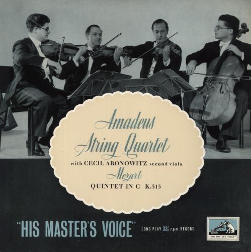 Wolfgang Amadeus Mozart Mozart: Quintet In C K.515 vinyl LP album (LP record) UK WZMLPMO862425