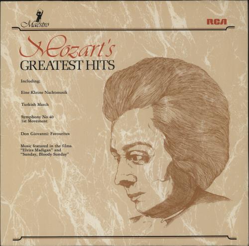 Wolfgang Amadeus Mozart Mozart's Greatest Hits vinyl LP album (LP record) UK WZMLPMO870189