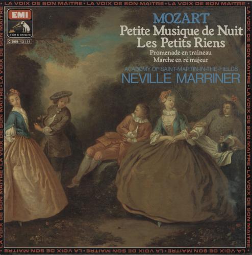 Wolfgang Amadeus Mozart Petite Musique De Nuit / Les Petits Riens / Promenade En Tra�neau / Marche En R� Majeur vinyl LP album (LP record) French WZMLPPE761268
