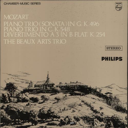 Wolfgang Amadeus Mozart Piano Trio (Sonata) In G, K. 496 / Piano Trio In C, K. 548 / Divertimento A3 In B Flat, K. 254 vinyl LP album (LP record) UK WZMLPPI862248