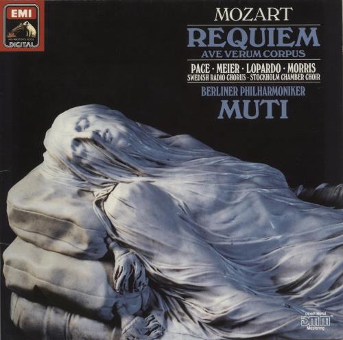 Wolfgang Amadeus Mozart Requiem / Ave Verum Corpus vinyl LP album (LP record) German WZMLPRE884925