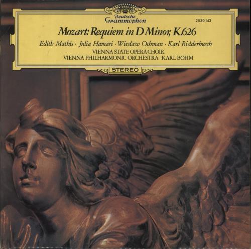 Wolfgang Amadeus Mozart Requiem in D minor, K.626 vinyl LP album (LP record) UK WZMLPRE530541