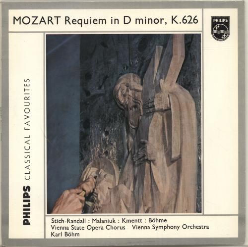 Wolfgang Amadeus Mozart Requiem In D Minor, K.626 vinyl LP album (LP record) UK WZMLPRE700145