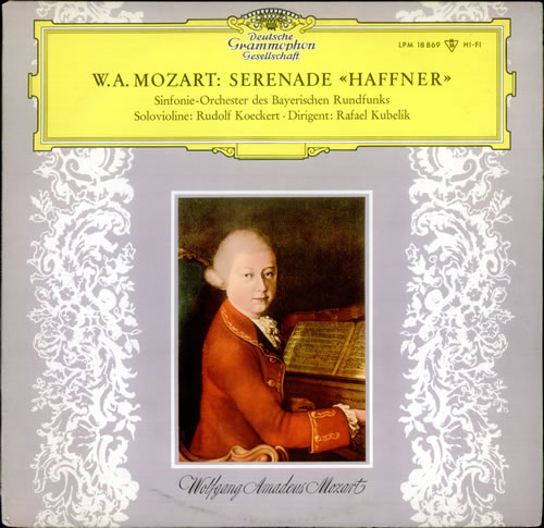 Wolfgang Amadeus Mozart Serenade 'Haffner' vinyl LP album (LP record) German WZMLPSE532164