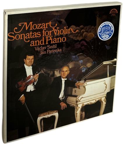Wolfgang Amadeus Mozart Sonatas for Piano and Violin Vinyl Box Set Czech WZMVXSO851293
